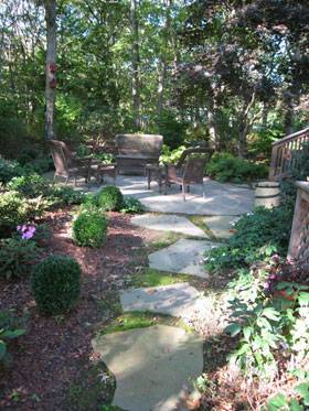 Outdoor Stone Patio